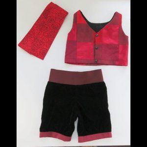 Boys Pirate Costume - Patchwork - Upcycled - Handmade - 2T 3T